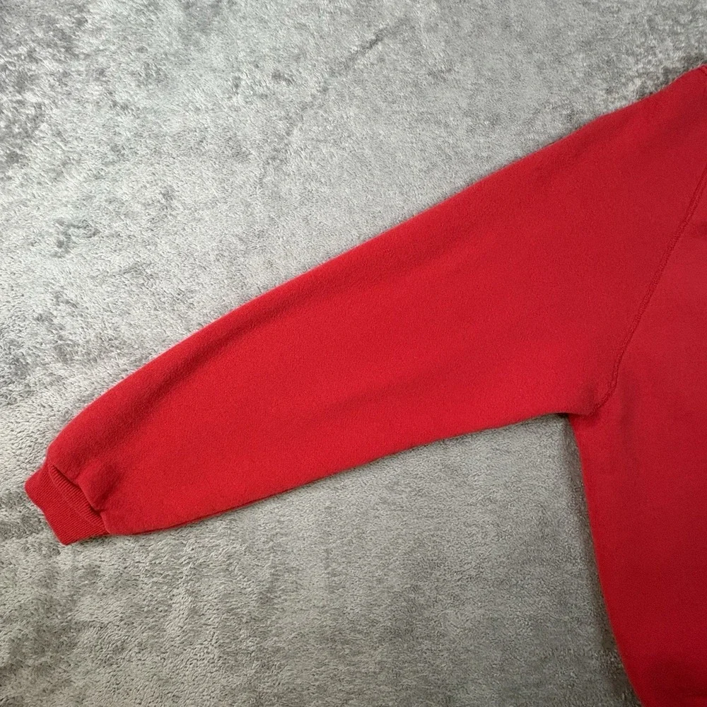 VTG Hanes Her Way Women's XL Red 1990 Christmas Penguin Sweatshirt Made in USA